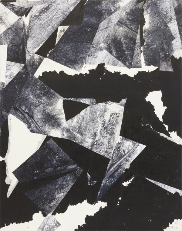 Zheng Chongbin 郑重宾 Temporal Boundaries No. 1 临时的界限 1 号, 2017 Ink and acrylic on xuan paper 墨 丙烯 宣纸...